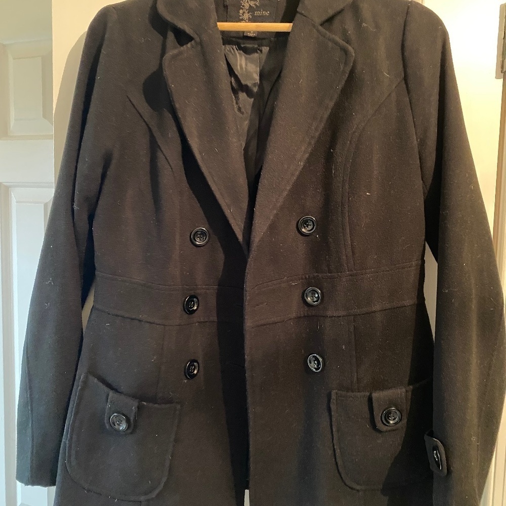 Black Pea Coat